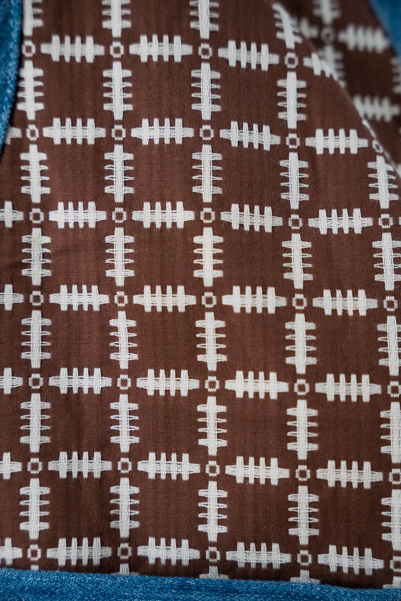 Lost Village Vintage Rework Patterned Gilet