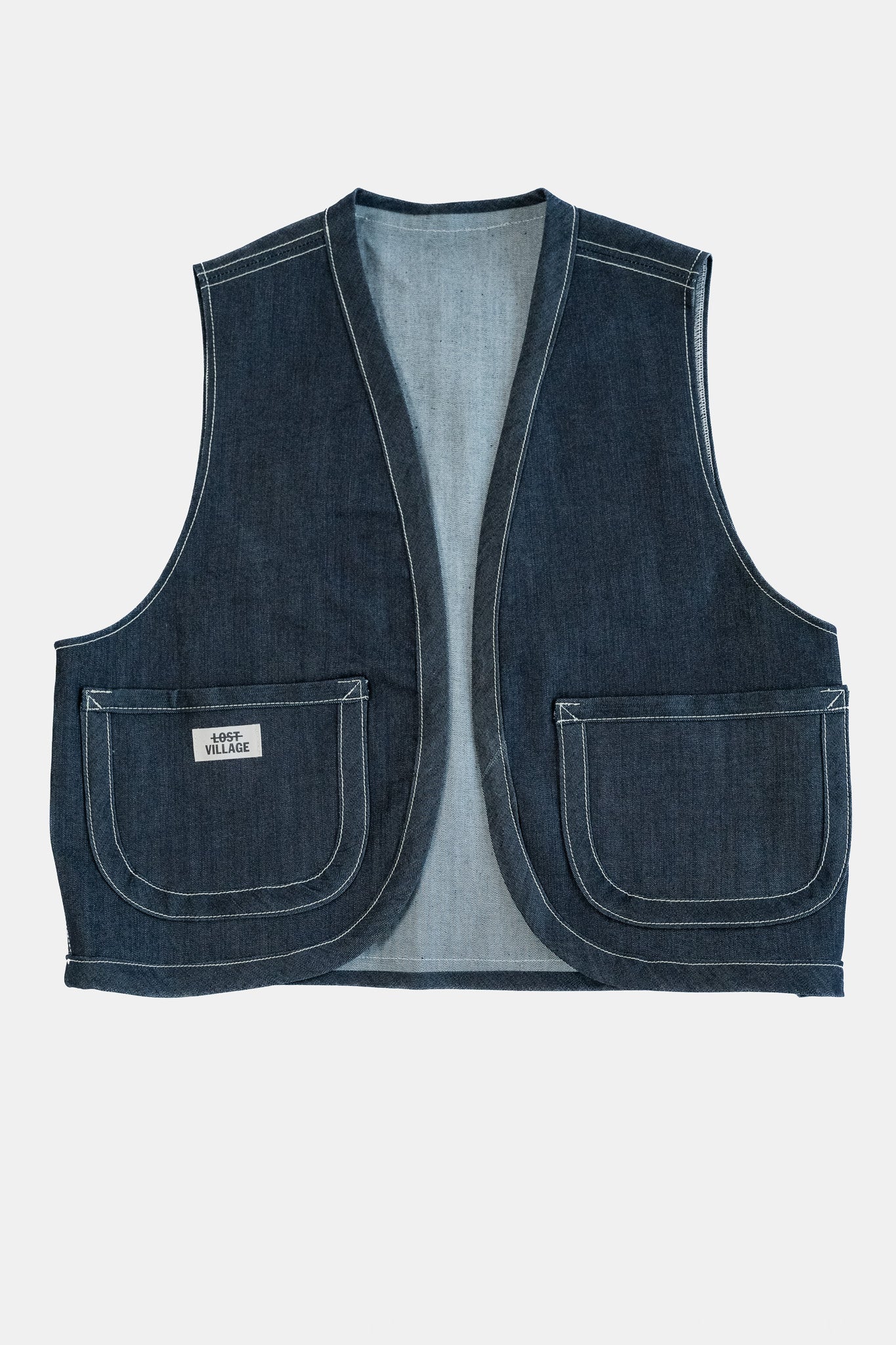 Lost Village Vintage Rework Denim Gilet
